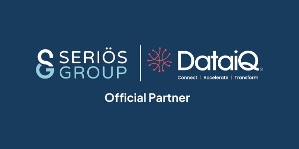 Seriös Group logo Data IQ logo 'official partner'
