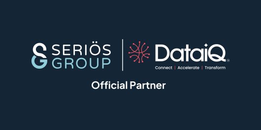 Seriös Group logo Data IQ logo 'official partner'