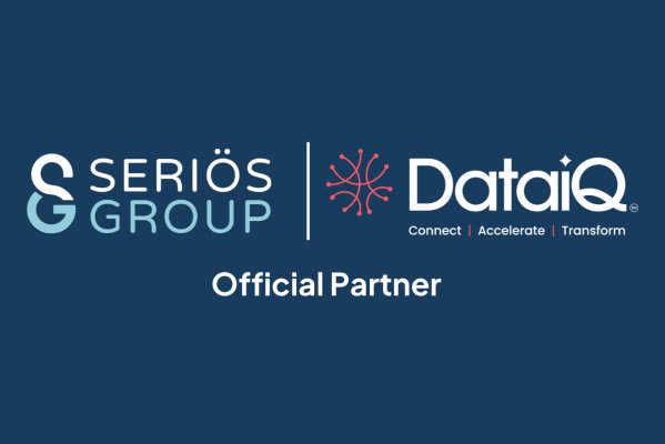 Seriös Group logo Data IQ logo 'official partner'