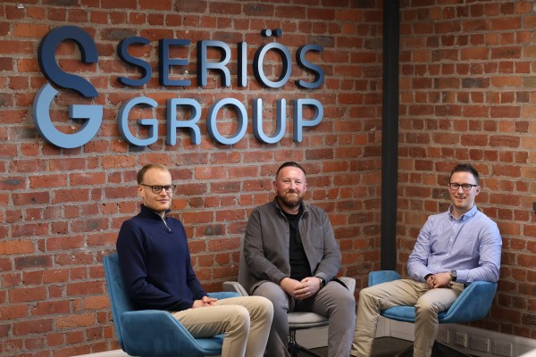 Joseph Oxley Data Engineer, Seriös Group, Principal Data Engineer Austen Eagling, Seriös Group, and Head of Data Tom Aveyard, Smart Outdoor