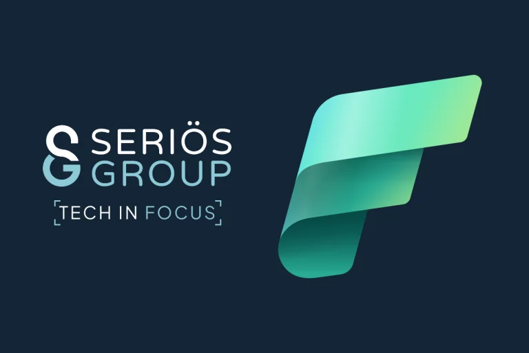 Seriös Group logo and Mircrosoft Fabric logo