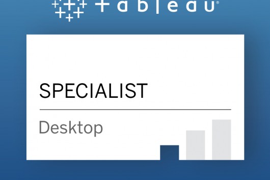 Tableau Specialist Desktop Certification Image