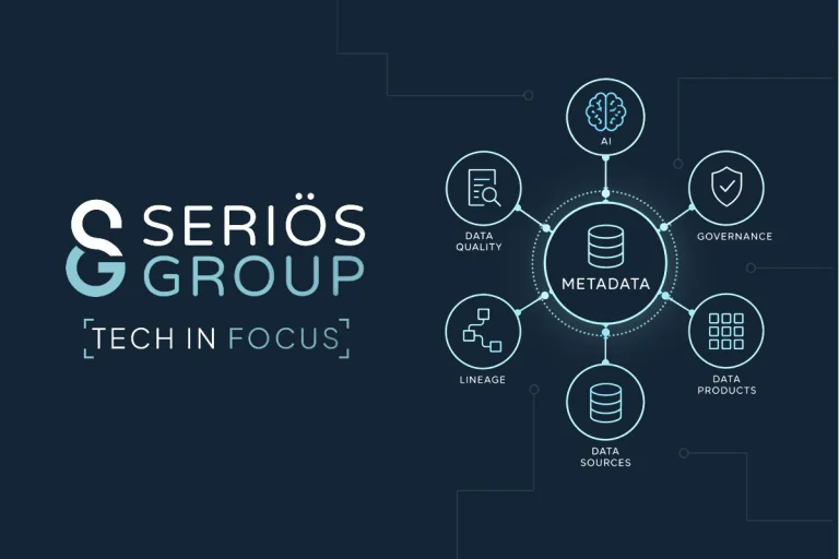 Tech on Focus and icon over dark text