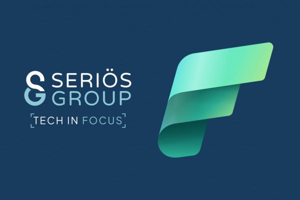 Seriös Group logo and Mircrosoft Fabric logo